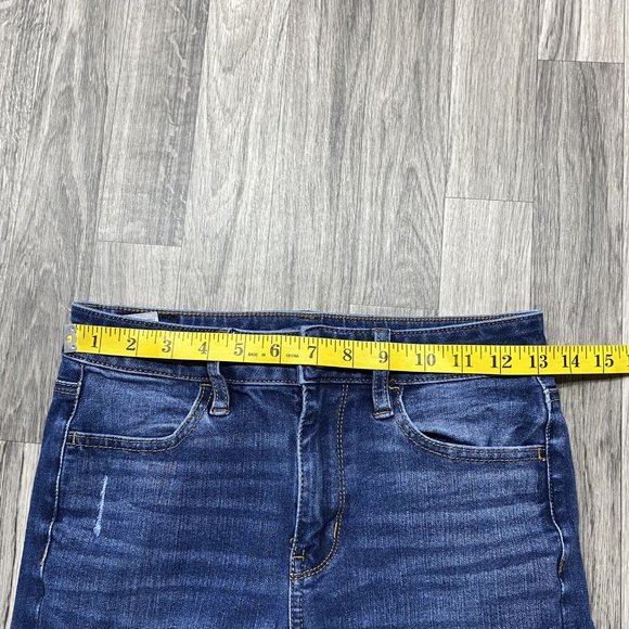 AMERICAN EAGLE Level Stretch Hi Rise Jegging Blue Denim Jeans Women's Size 2 R - Picture 7 of 12